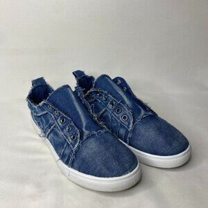 Rouge Helium Denim Casual Slip on Shoes